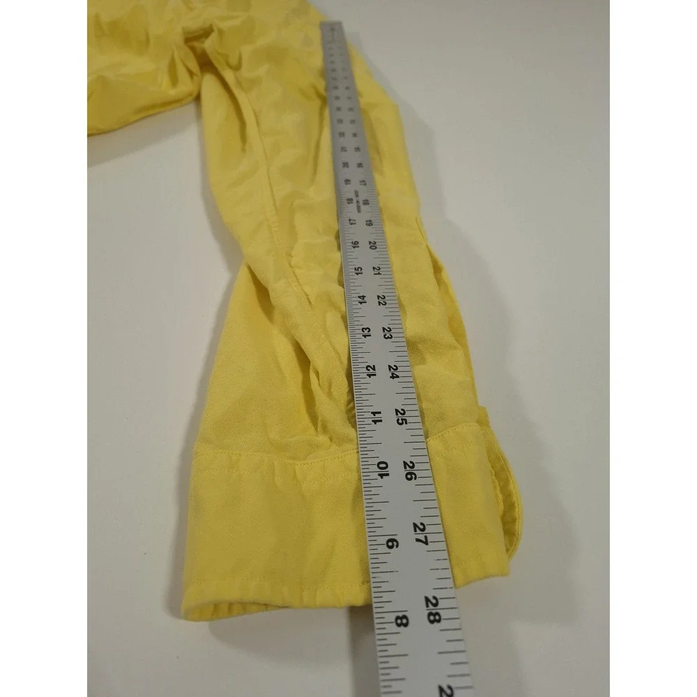 Polo Ralph Lauren Shirt Mens Big 3XLT Yellow Solid Button Down Long Sleeve Pony